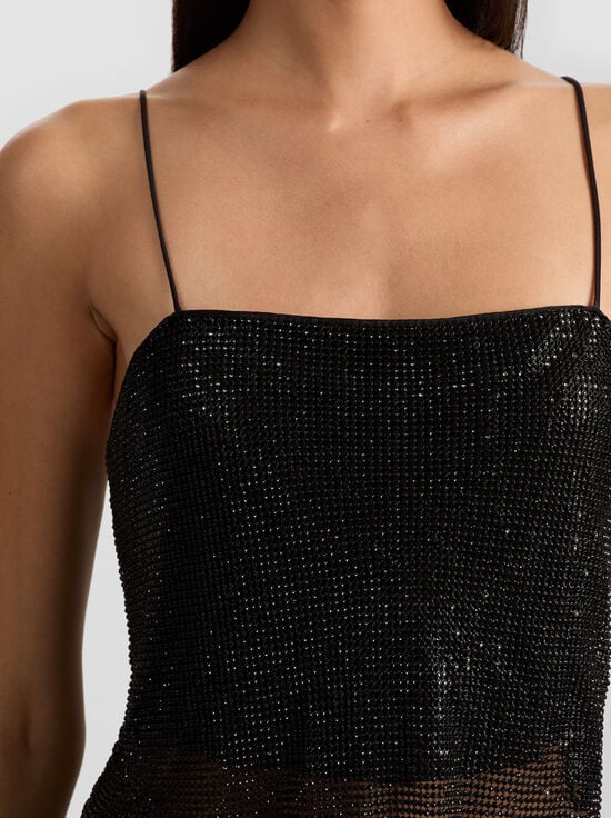 BLACK-GRAZI CHAINMAIL TOP