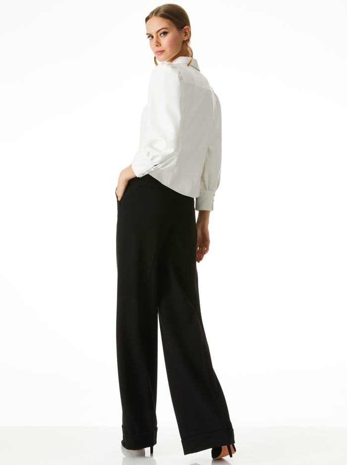 NADINE VEGAN TOP - OFF WHITE image 1 - ALICE + OLIVIA