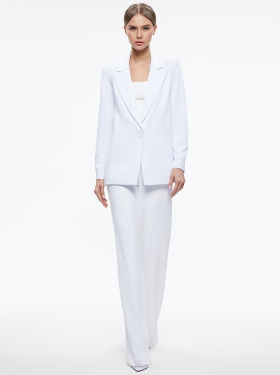 WHITE-DENNY BOYFRIEND BLAZER