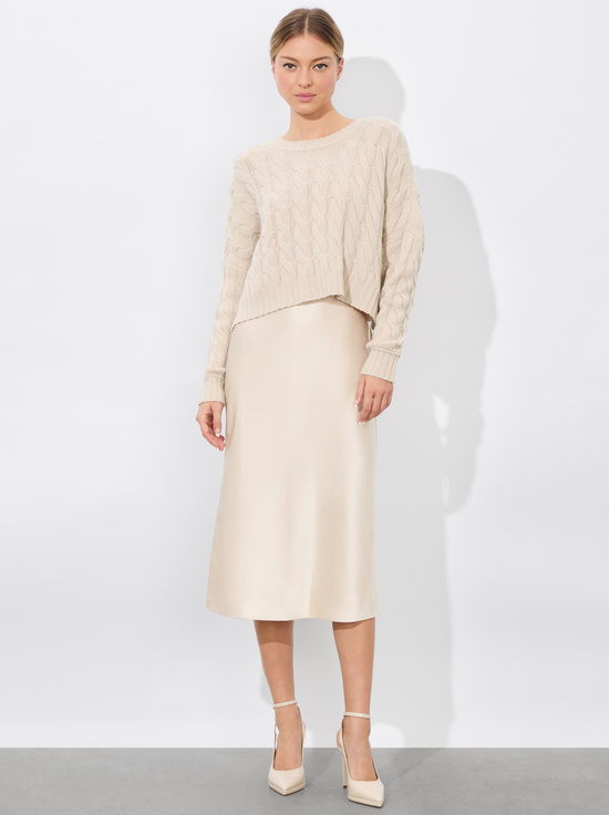 CHINO-MAEVE SLIP SKIRT