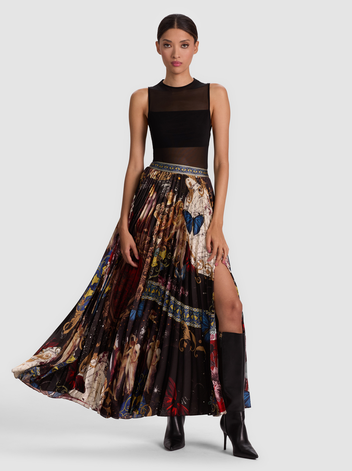 KATZ PLEATED MAXI SKIRT - MUSE image 4 - Alice And Olivia