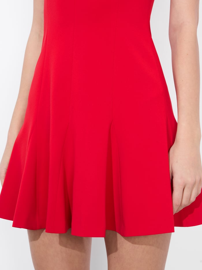 ISA MINI DRESS - BRIGHT RUBY image 1 - Alice And Olivia