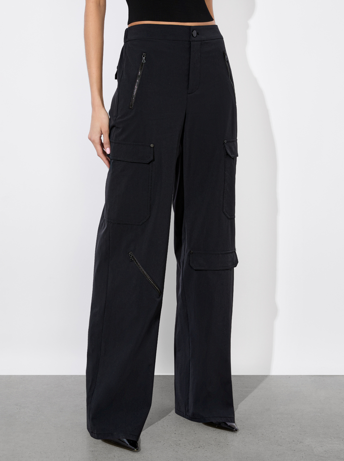 MILO CARGO PANT - BLACK - Alice And Olivia
