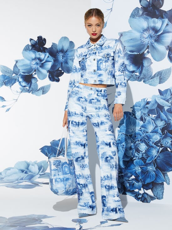 CHATEAU-WEEZY PRINTED JEAN