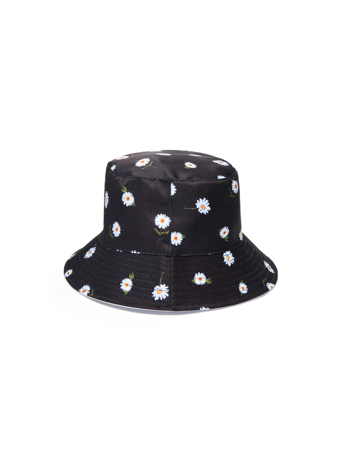 AO X FABFITFUN REVERSIBLE BUCKET HAT - DAISY PRINT image 3 - Alice And Olivia
