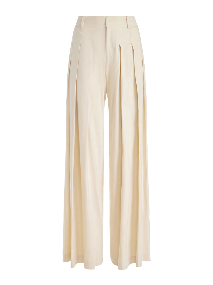 SIMON TROUSER - OATMEAL image 5 - Alice And Olivia