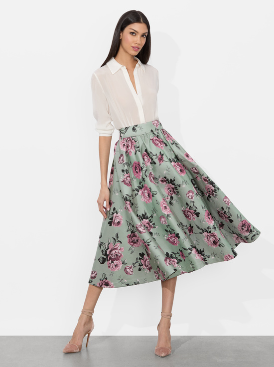 SAGE MULTI-NILDA VOLUMINOUS SKIRT