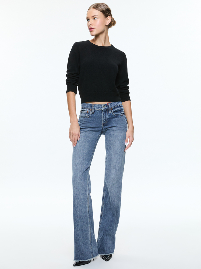 BODIE LOW RISE JEAN - BROOKLYN BLUE image 1 - Alice And Olivia