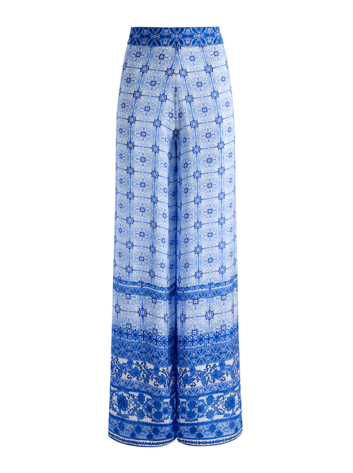 ATHENA WIDE LEG PANT - GREEK TILE image 5 - Alice And Olivia