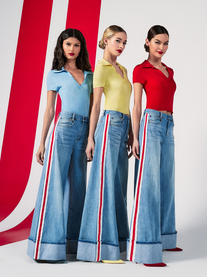 WALLIE CUFF JEAN - GEMMA LIGHT BLUE image 6 - Alice And Olivia