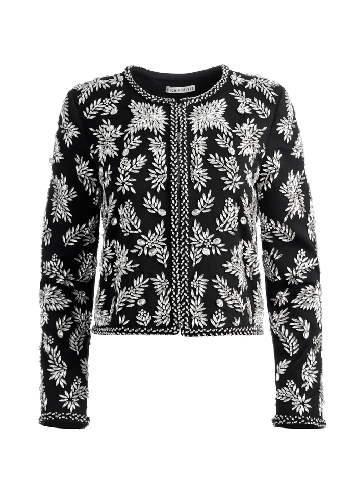 KIDMAN JACKET - BLACK image 5 - Alice And Olivia