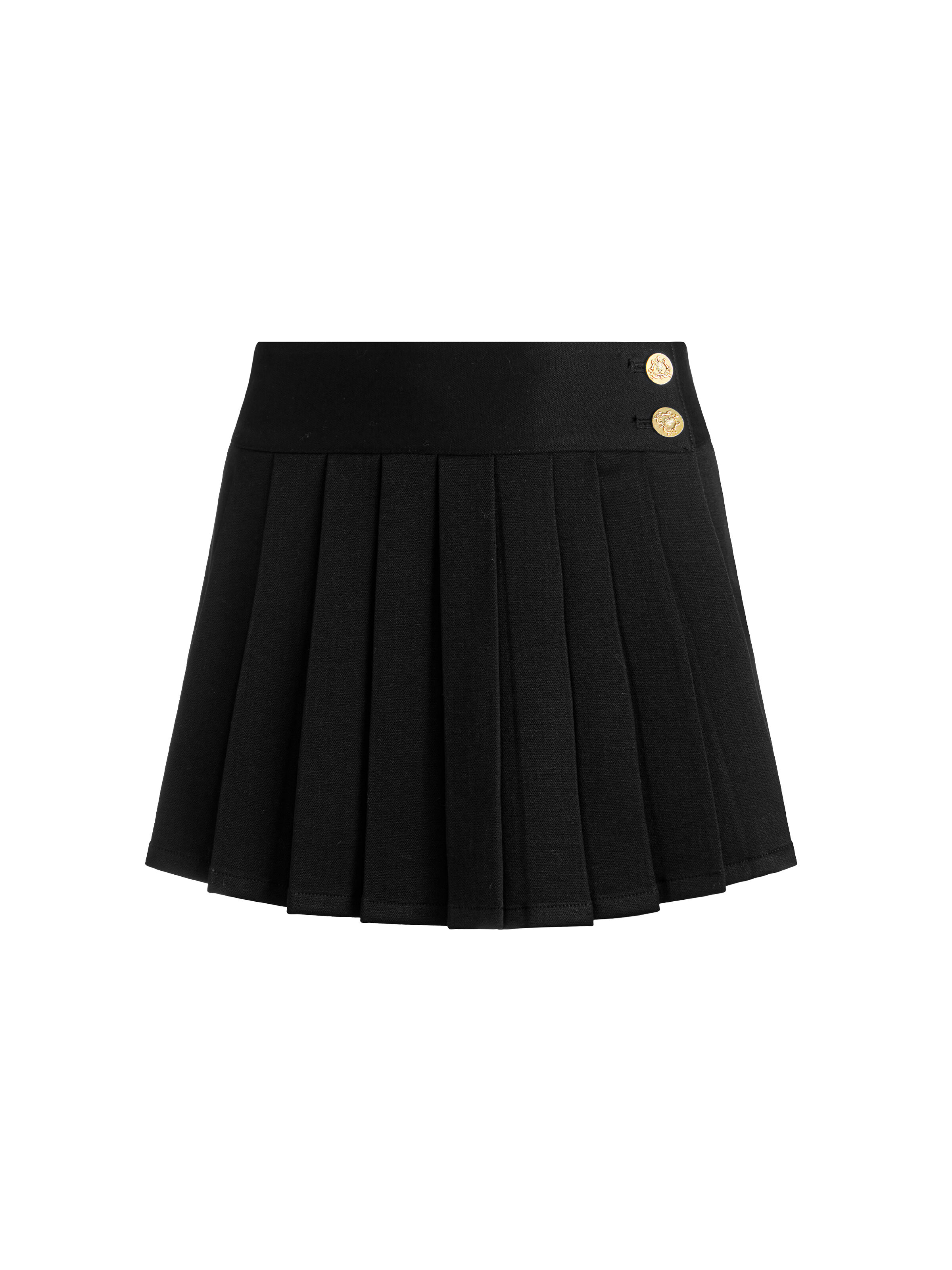 美品【alice+olivia】黒 レザー プリーツスカート　0サイズ アリスアンドオリビア フェイクレザー ミニスカート - メルカリ