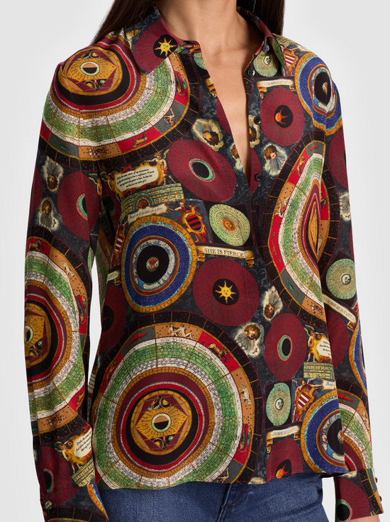 HANDS OF TIME-WILLA SILK BLOUSE