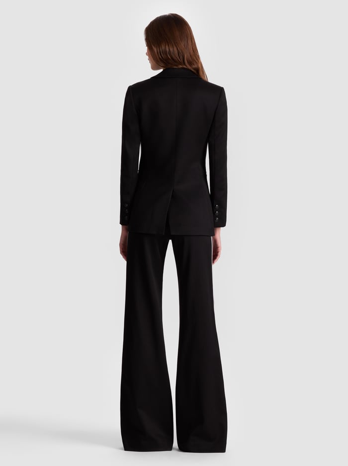 BREANN SIDE STRIPE BLAZER - BLACK image 2 - Alice And Olivia
