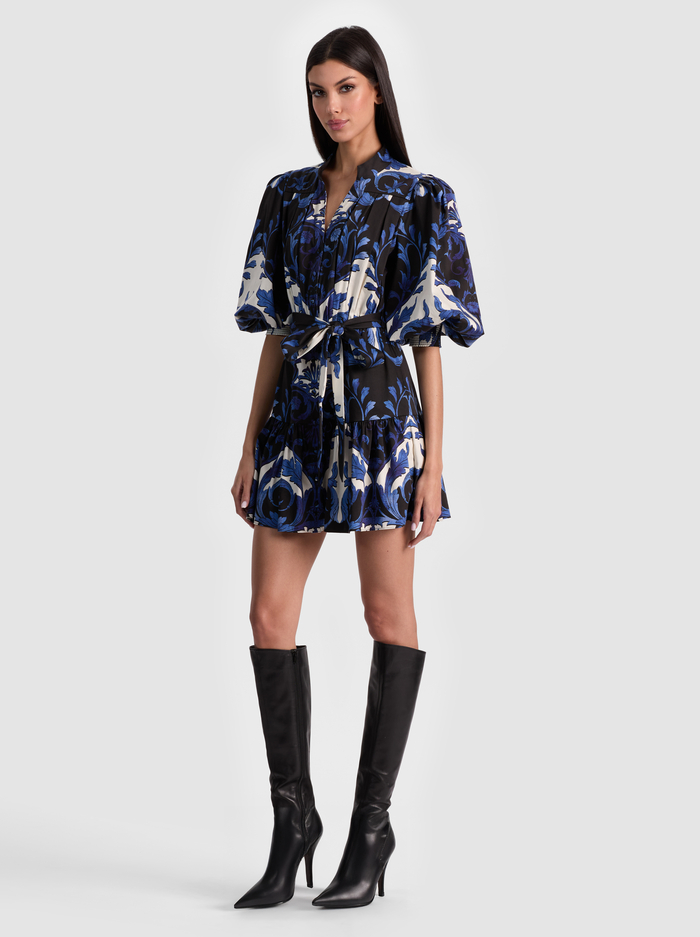 CORA MINI SHIRT DRESS - REGAL RETREAT - Alice And Olivia