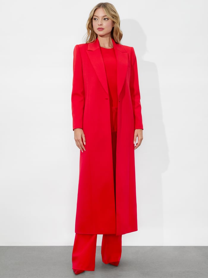 COLLEY LONG BLAZER - BRIGHT RUBY image 1 - Alice And Olivia