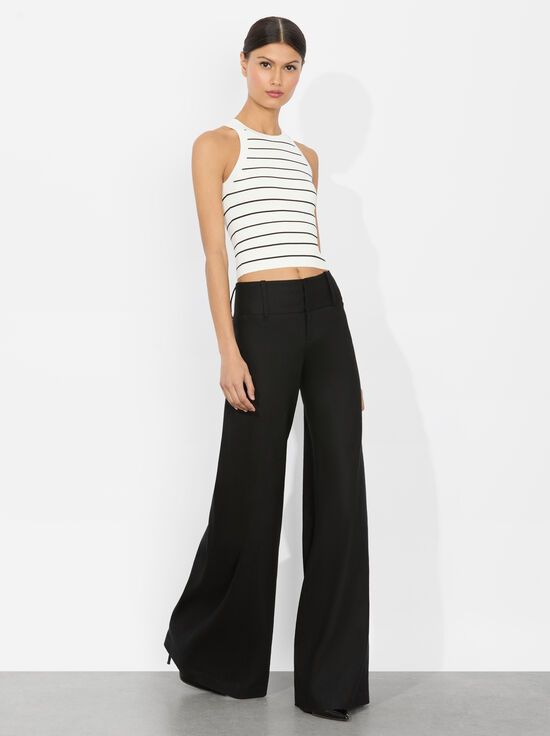 BLACK-OLIVIA LINEN PANT