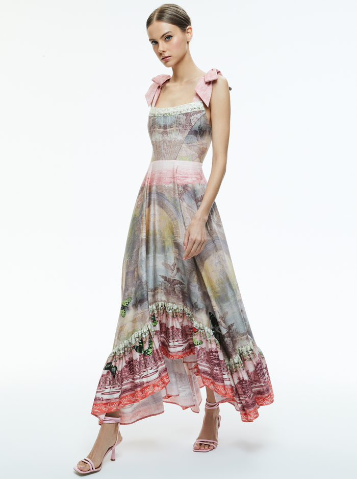 ROSALEE MAXI DRESS - VERSAILLES image 3 - Alice And Olivia