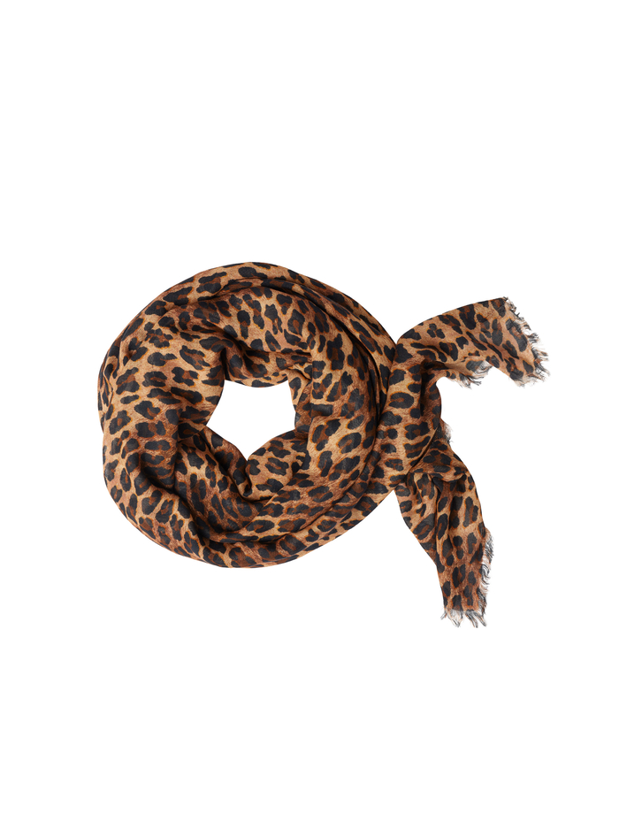 LOLA SCARF - SPOTTED LEOPARD image 6 - Alice And Olivia