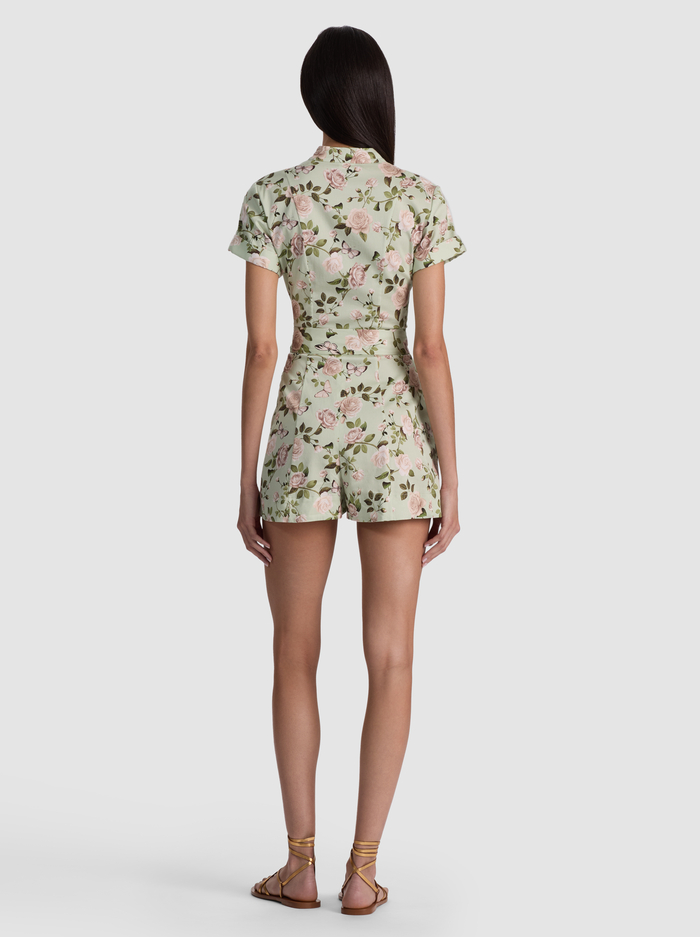 LUCY ROMPER - GARDEN GOSSIP LIGHT SAGE image 2 - ALICE + OLIVIA