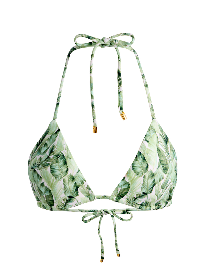 A+O X PQ SWIM TRIANGLE BIKINI TOP - SHADOW PALM MD image 6 - ALICE + OLIVIA