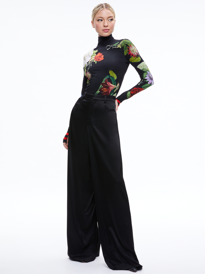 DELAINA LONG SLEEVE TURTLENECK - LUNCH DATE image 2 - ALICE + OLIVIA