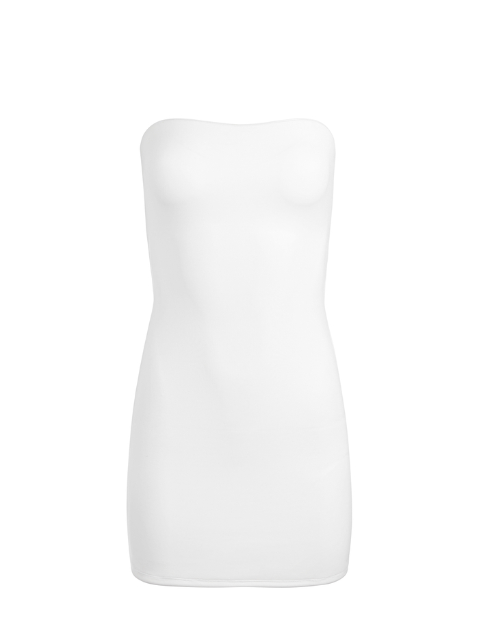 LEIA STRAPLESS MINI DRESS - OFF WHITE image 5 - Alice And Olivia