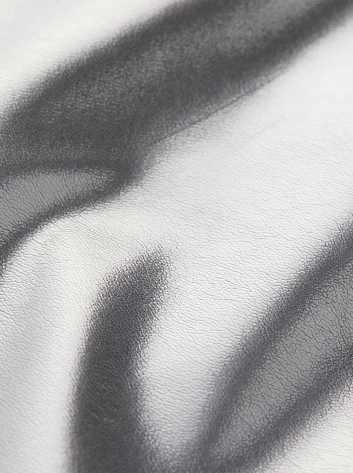 ELANA VEGAN MINI SKIRT - SILVER image 1 - Alice And Olivia