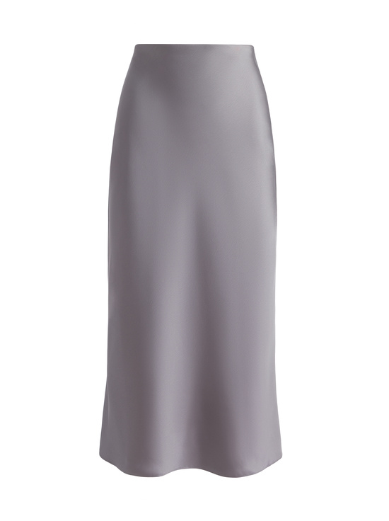 STORM GREY-MAEVE SLIP SKIRT