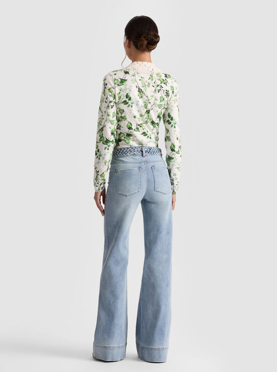 VINEYARD-CARSON COLLARED CARDIGAN