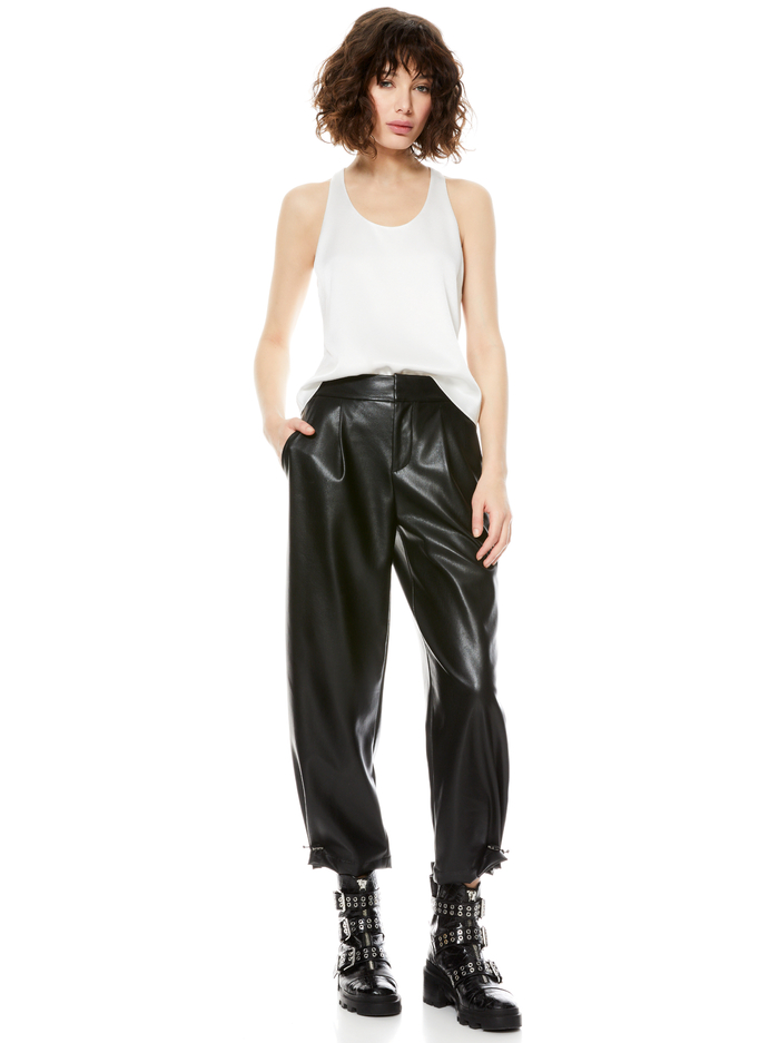 REIKO RACERBACK TANK - OFF WHITE image 4 - Alice And Olivia