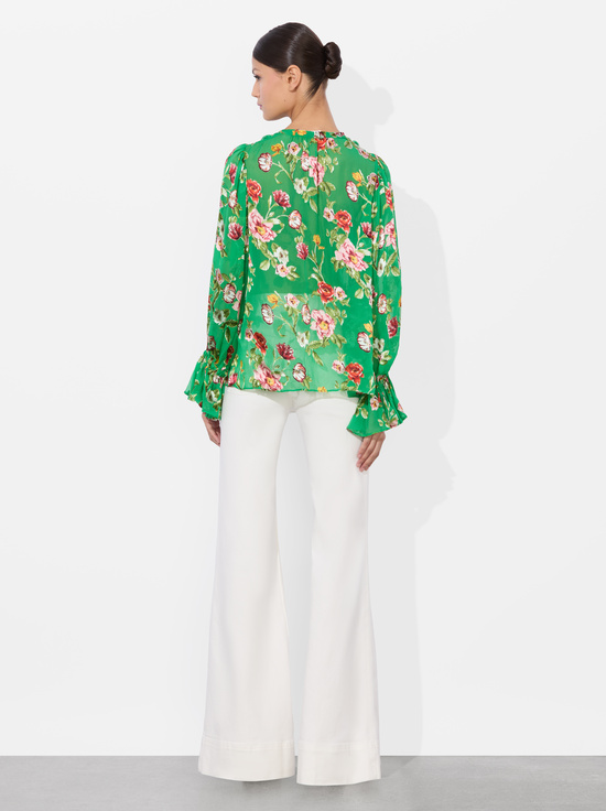 HAMPTONS FLORAL SMALL-MORANNE BLOUSE