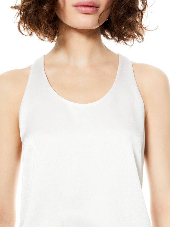 REIKO RACERBACK TANK - OFF WHITE image 3 - Alice And Olivia