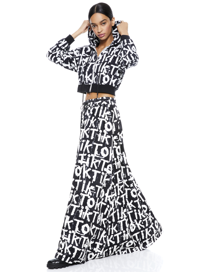 AO X TIKTOK BARRON CROPPED HOODIE - TIKTOK image 4 - Alice And Olivia