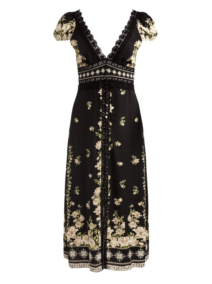 ROSE MIDI DRESS - FREE FALLING image 5 - Alice And Olivia