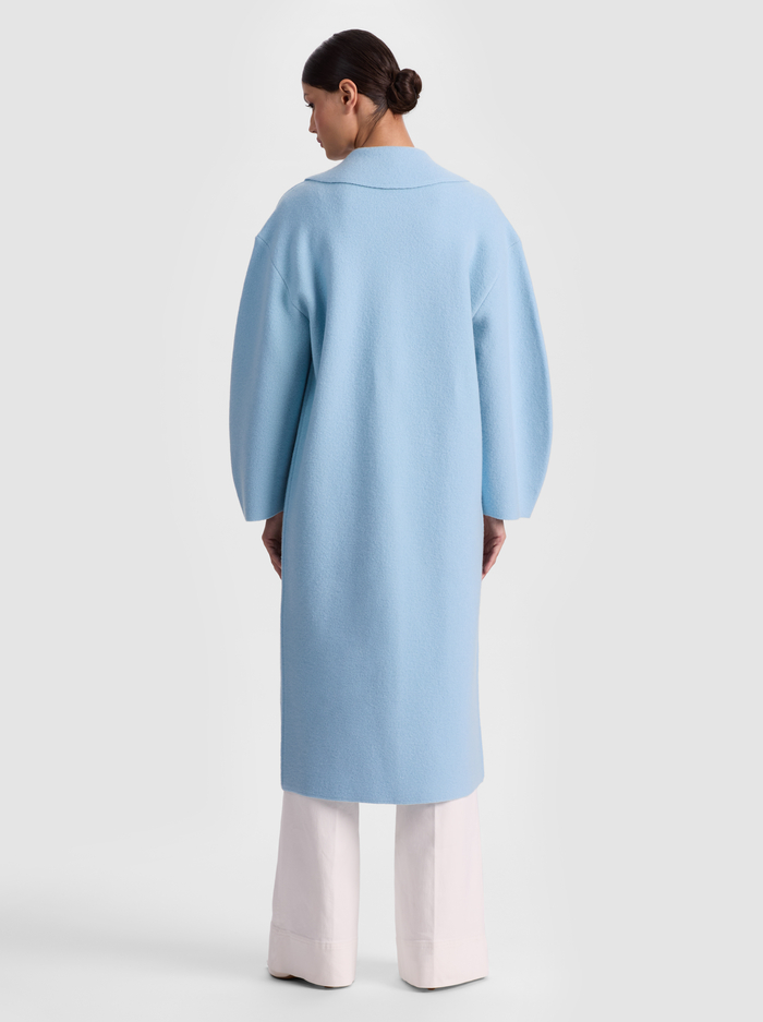 WAVERLY COCOON COAT - CAROLINA BLUE image 2 - ALICE + OLIVIA