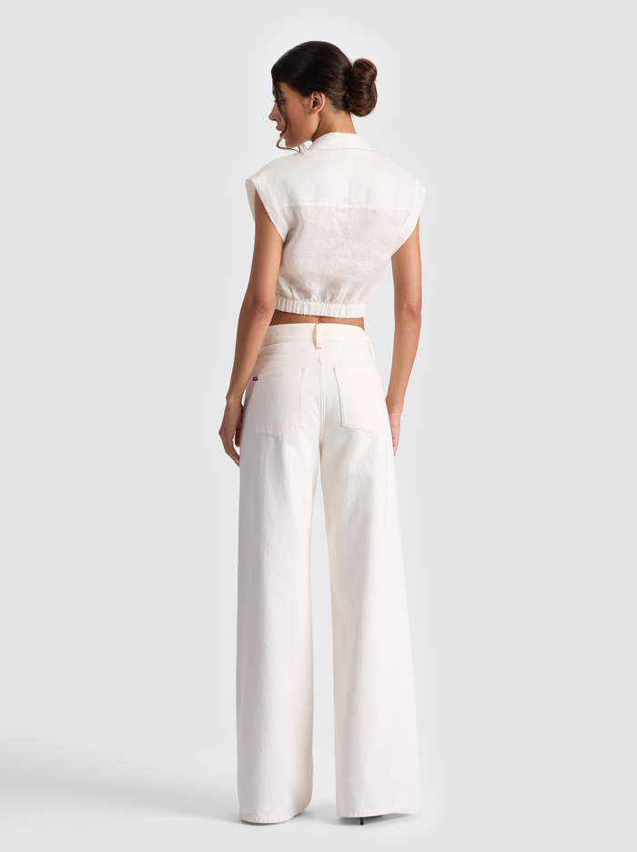 MILA CROPPED TOP - OFF WHITE image 2 - Alice And Olivia