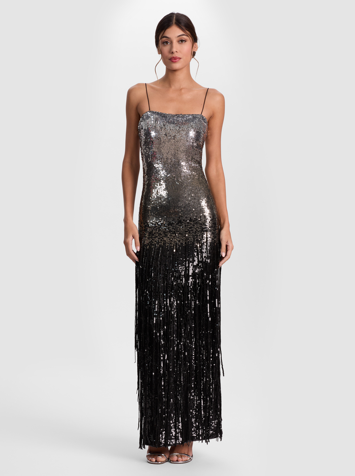 FIFI EMBELLISHED GOWN - SILVER image 4 - Alice And Olivia