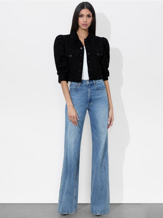 BLACK-LANA SUEDE JACKET