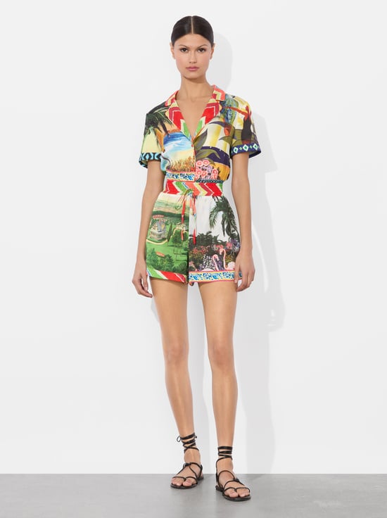 ISLAND DREAMS MULTI-LEIGHTON PAJAMA ROMPER