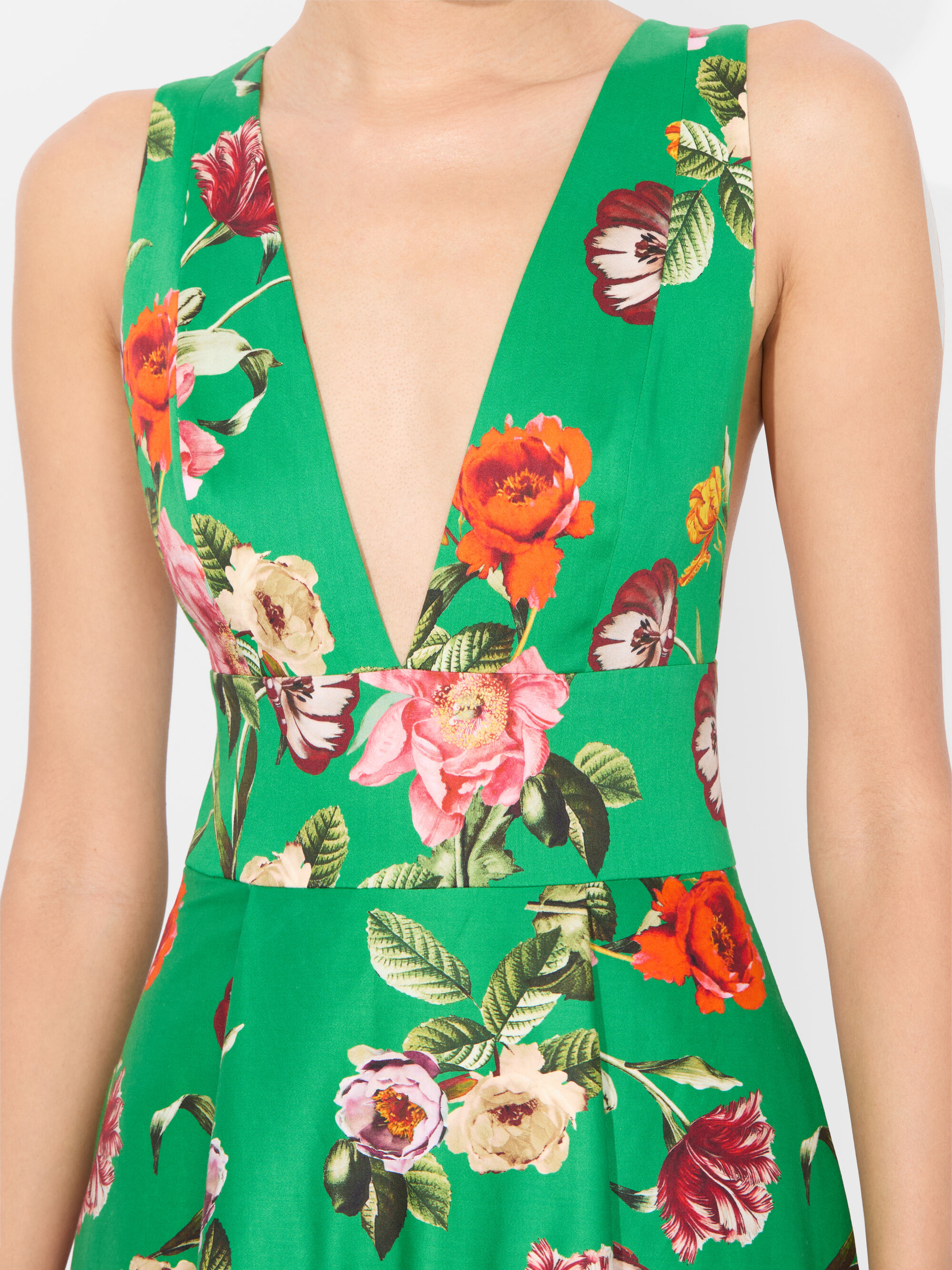 Lila Floral Collage Dress