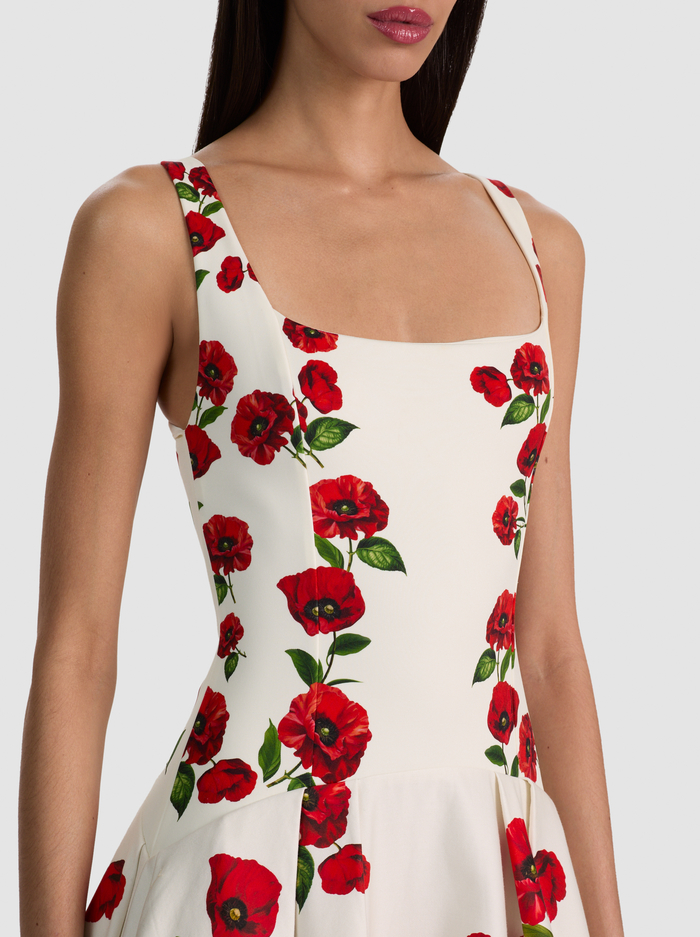 ADLEY DROP WAIST DRESS - SUMMER POPPY image 1 - ALICE + OLIVIA