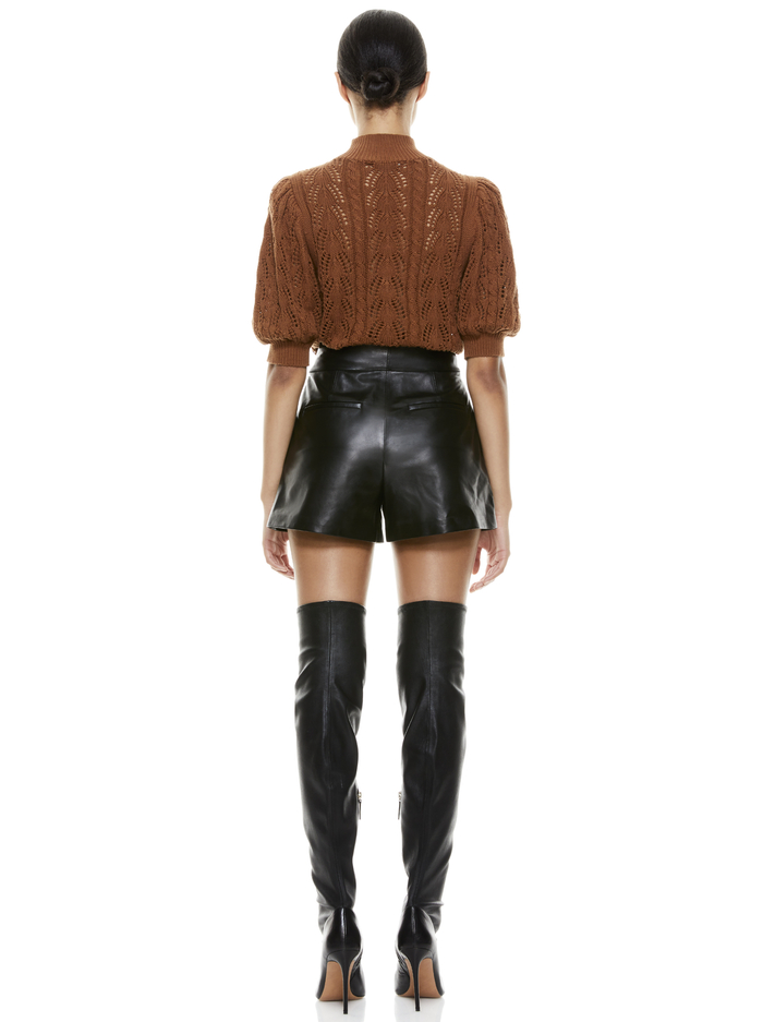 KYOKO TURTLENECK PULLOVER - CAMEL image 2 - ALICE + OLIVIA