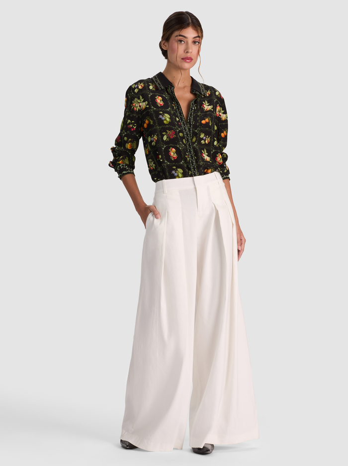 WILLA SILK BLOUSE - HARVEST image 4 - ALICE + OLIVIA
