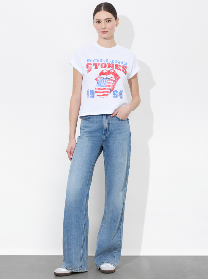 SHIRA TEE - WHITE/MULTI image 1 - Alice And Olivia