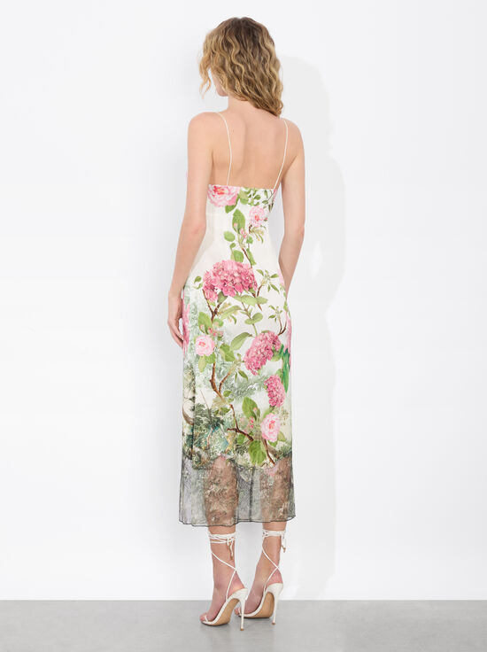 ROSE WHISPER-JULIETTA CUTAWAY LACE SLIP DRESS