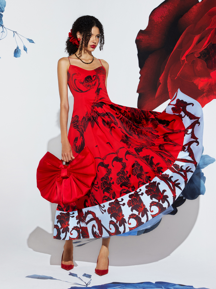 ISABELLE MIDI DRESS - PHILOSOPHY image 6 - Alice And Olivia