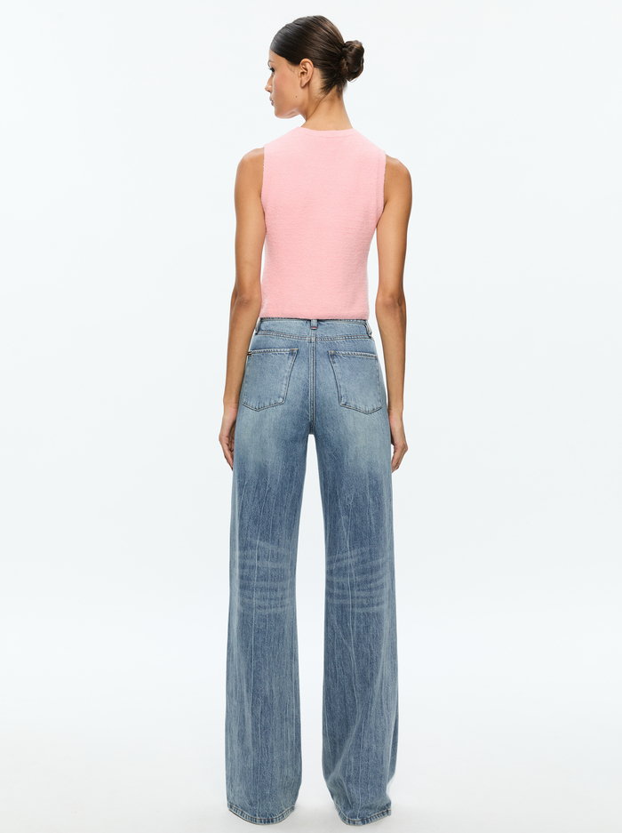 AMITY TANK - ROSE QUARTZ image 2 - Alice And Olivia