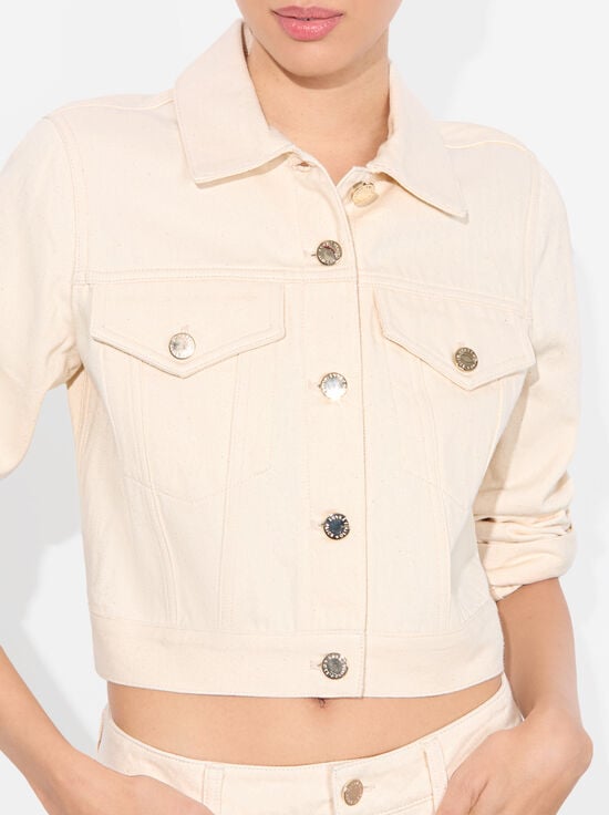 NATURAL-CHLOE DENIM JACKET