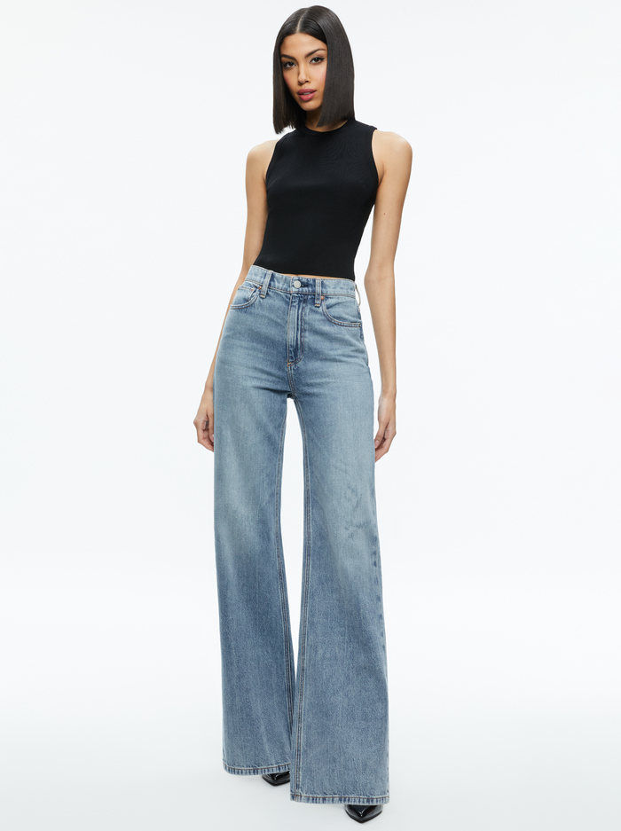 WEEZY JEAN - SADIE LT VINTAGE BLUE image 2 - Alice And Olivia